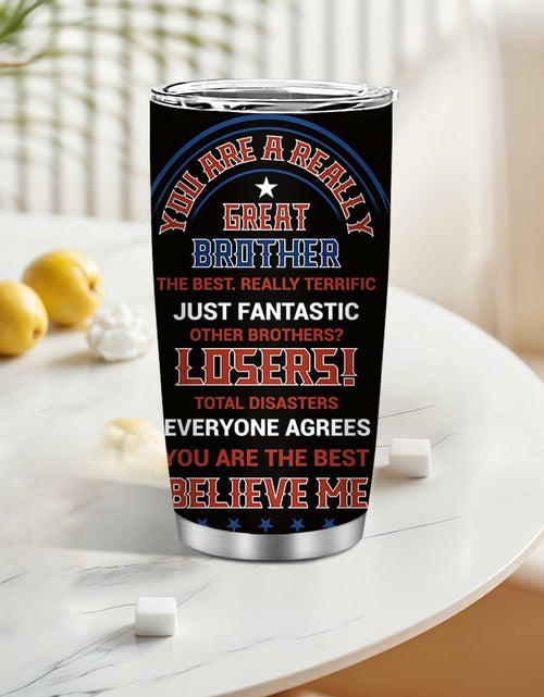 Load image into Gallery viewer, MoYueno 20 Oz Stainless Steel Dad Tumbler with Brush &amp; Straw, 1 PCS Dad 1
