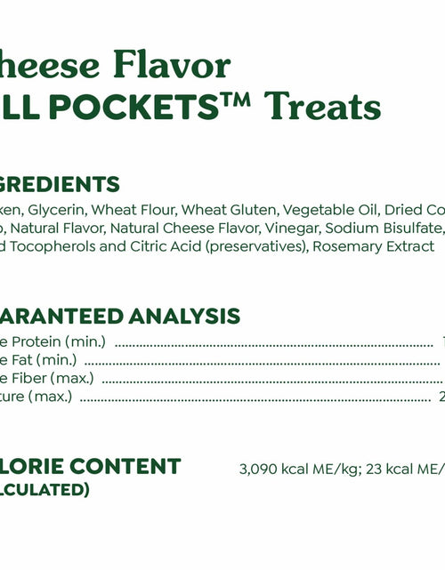 Load image into Gallery viewer, BestBy02/29 Greenies Pill Pockets Large Dog Treats Cheese Flavor 7.9oz
