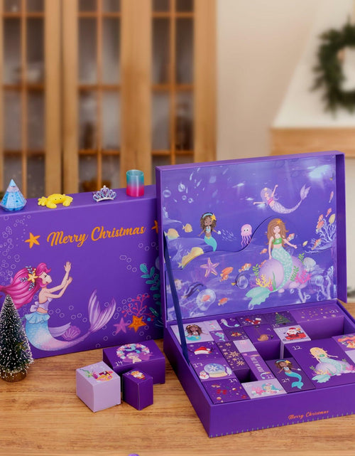 Load image into Gallery viewer, VENUSFIT Advent Calendar 2025 Girls 24 Days Christmas Mermaid Gift Box
