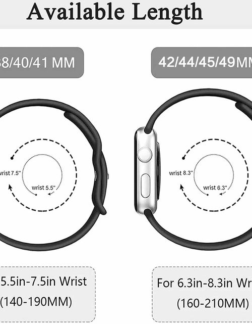 Load image into Gallery viewer, msausyr Christmas Silicone Sport Band Compatible Apple Watch 38-49mm D-22
