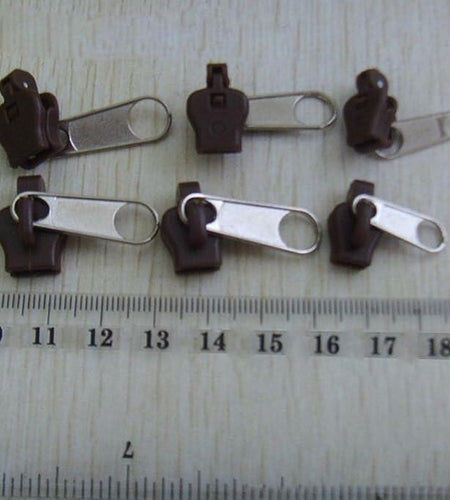 WsjiaboFux 6Pcs Black Zip Puller Zipper Repair Kit Replacement Fasteners