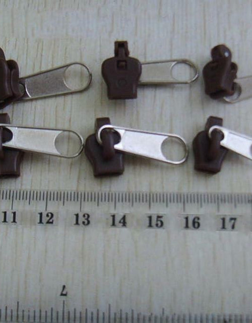 Load image into Gallery viewer, WsjiaboFux 6Pcs Black Zip Puller Zipper Repair Kit Replacement Fasteners
