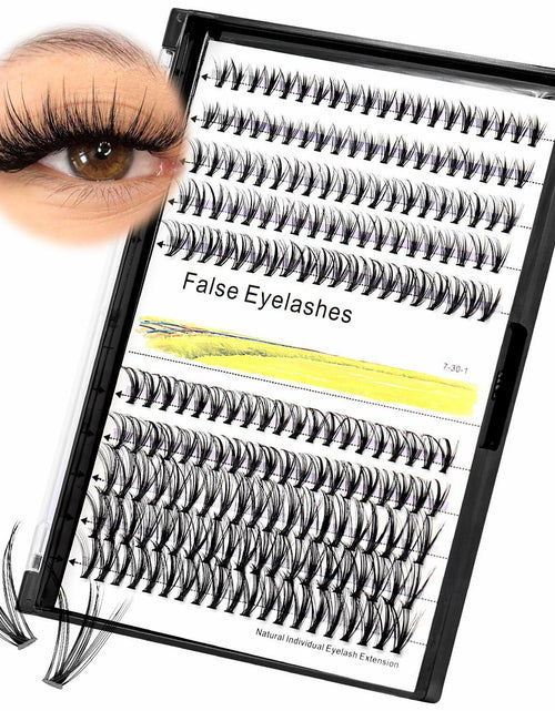 Load image into Gallery viewer, Hannahool Large Tray 200Pcs 0.07mm Mixed 9-11-13-15mm 3D Volume Eyelashes
