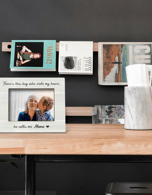 Load image into Gallery viewer, FONDCANYON Meme Grandma Nana Rustic Photo Frame 5x7 Inch

