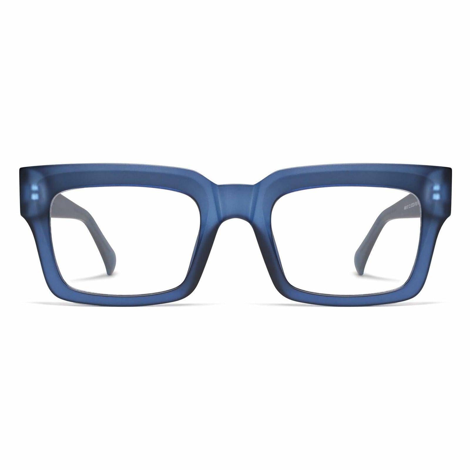 AMOMOMA Retro Square Blue Light Blocking Reading Glasses TR90 1.5 Strength