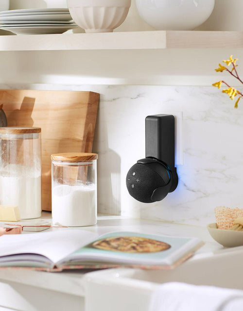 Load image into Gallery viewer, ECHOGEAR Made For Amazon Outlet Hanger for Echo Dot 4th Gen Black
