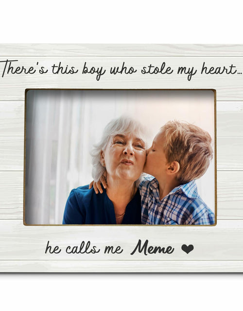 Load image into Gallery viewer, FONDCANYON Meme Grandma Nana Rustic Photo Frame 5x7 Inch
