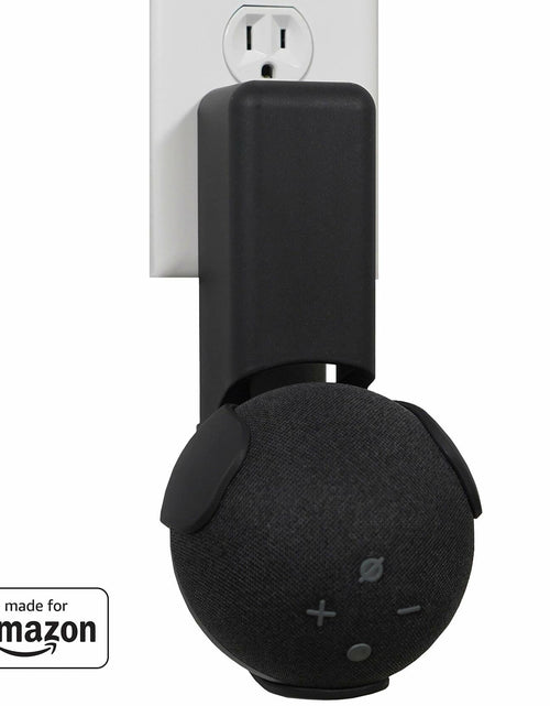 Load image into Gallery viewer, ECHOGEAR Made For Amazon Outlet Hanger for Echo Dot 4th Gen Black
