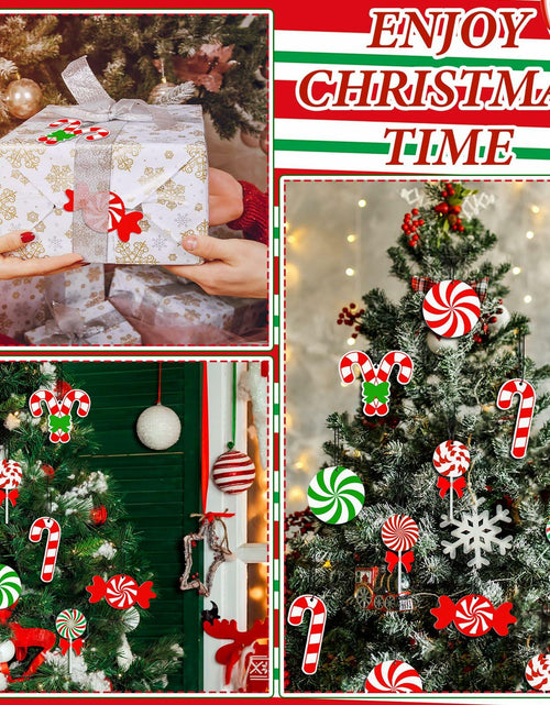 Load image into Gallery viewer, Soaoo Christmas Air Freshener Ornaments Peppermint Scent 24 Pcs Red Green White
