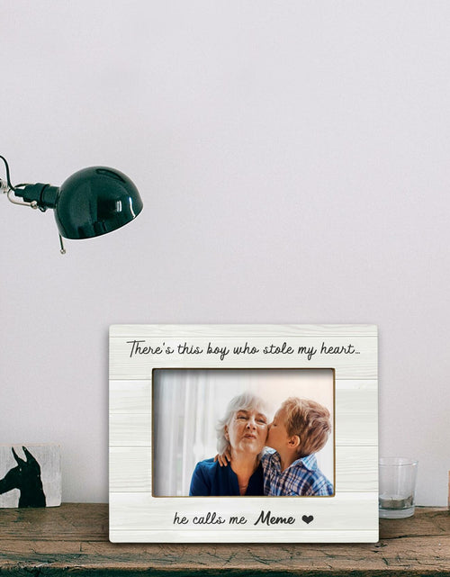 Load image into Gallery viewer, FONDCANYON Meme Grandma Nana Rustic Photo Frame 5x7 Inch
