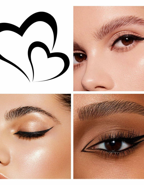 Load image into Gallery viewer, QueenDairy Waterproof Liquid Eyeliner Fine Brush Tip Jet Black 1 Fl Oz 01#
