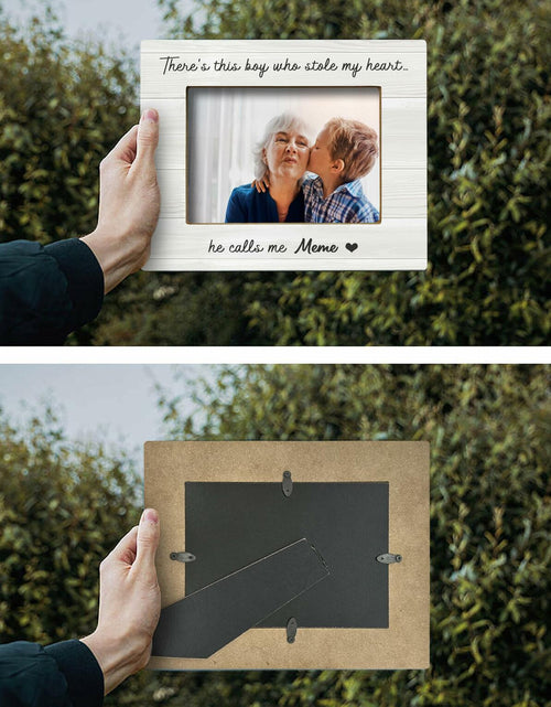 Load image into Gallery viewer, FONDCANYON Meme Grandma Nana Rustic Photo Frame 5x7 Inch
