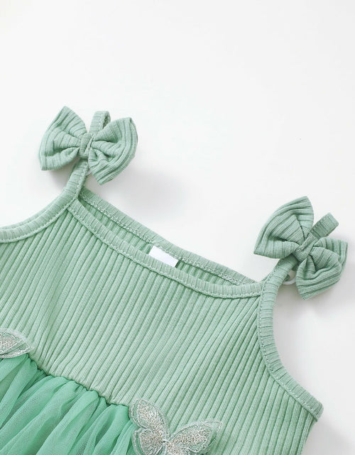 Load image into Gallery viewer, Renotemy Girl Flower Dress White Sleeveless Tutu Sundress Size 3-4T
