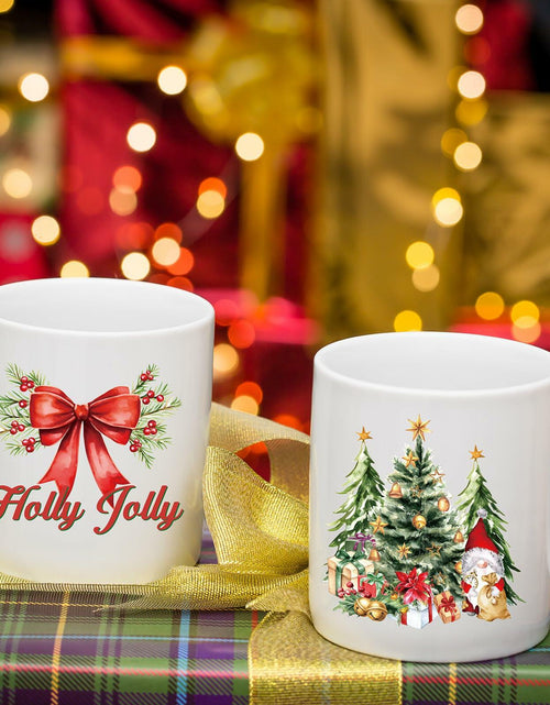 Load image into Gallery viewer, AFRITEE Christmas UV DTF Cup Wraps 20 Sheets 16oz Red Farmhouse Cow Elk
