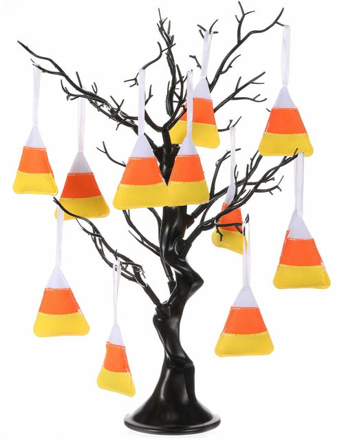 Load image into Gallery viewer, Remagr 12 Pcs Candy Corn Felt Hanging Ornaments White Orange Yellow

