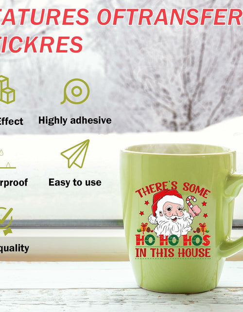 Load image into Gallery viewer, AFRITEE Christmas UV DTF Cup Wraps 20 Sheets 16oz Red Farmhouse Cow Elk
