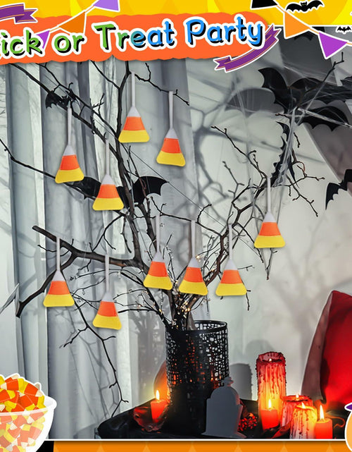 Load image into Gallery viewer, Remagr 12 Pcs Candy Corn Felt Hanging Ornaments White Orange Yellow
