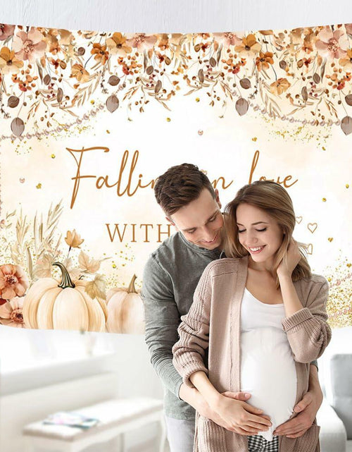 Load image into Gallery viewer, MEHOFOND Wildflower Fall Baby Shower Banner 5.9x3.6ft Autumn Floral Decor
