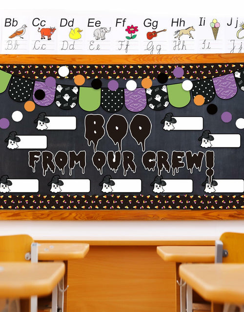 Load image into Gallery viewer, NBjiuyin 4Ft Halloween Ghosts Cutouts with 100 Glue Dots White Paper

