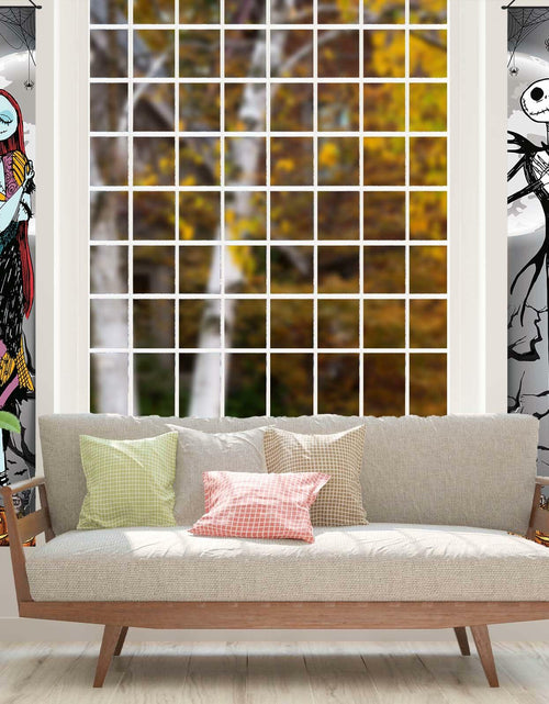 Load image into Gallery viewer, FARMNALL Halloween Porch Banner Spider Webs Outdoor Holiday Decor Black
