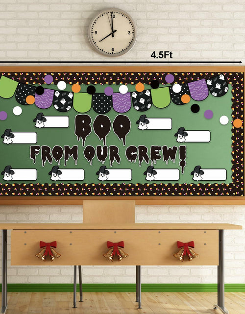 Load image into Gallery viewer, NBjiuyin 4Ft Halloween Ghosts Cutouts with 100 Glue Dots White Paper
