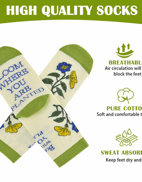 Load image into Gallery viewer, Kissoo 18th Birthday Socks for Girls Flower Cartoon Nylon One Size
