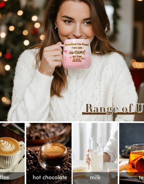 Load image into Gallery viewer, Waipfaru Coffee Mug Warmer &amp; You Are Awesome Mug Set, 3 Temp Settings Black
