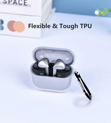 Vivekafio Compatible Galaxy Buds Pro 3 Case Cover Shockproof Black
