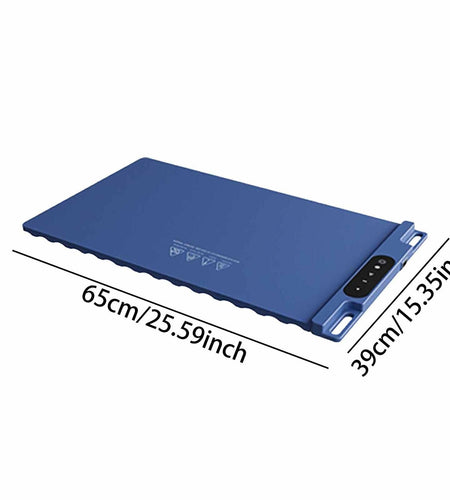 Generic Electric Food Warming Mat 26x15 Inch Silicone Blue Adjustable Modes