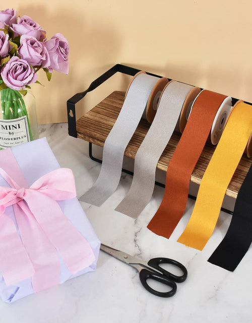 Load image into Gallery viewer, TONIFUL Light Pink Double Face Chiffon Ribbon 1.5in x 25yd Polyester
