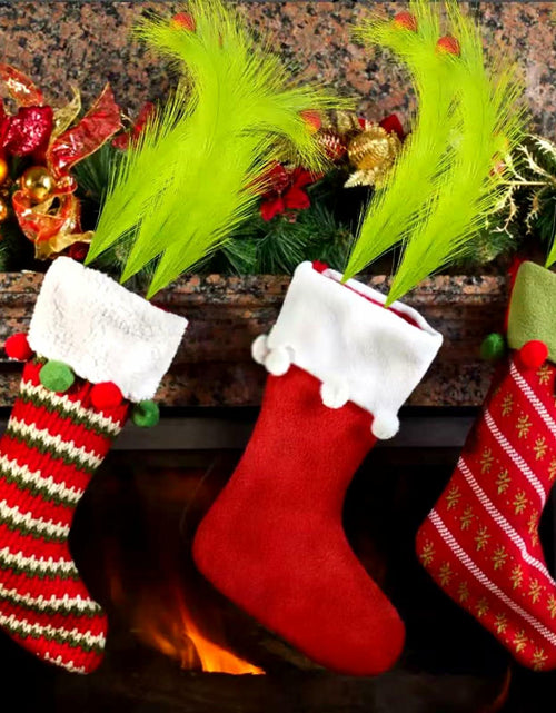 Load image into Gallery viewer, Petalivebioom 15.7" Christmas Tree Topper with 12 Green &amp; Red Picks

