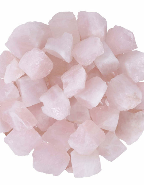 Load image into Gallery viewer, Rose Quartz Raw Healing Stones 1/2lb Pink Rough Crystals Bulk
