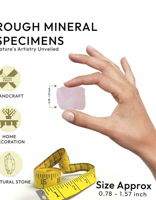 Load image into Gallery viewer, Rose Quartz Raw Healing Stones 1/2lb Pink Rough Crystals Bulk
