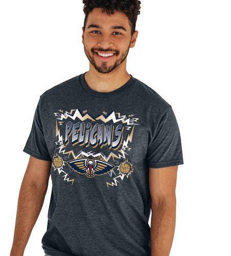 New Orleans Pelicans NBA Officially Licensed Heathered Team Color T-Shirt XXL