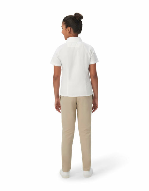 Load image into Gallery viewer, French Toast Girls Short Sleeve Button Down Oxford White Size 4
