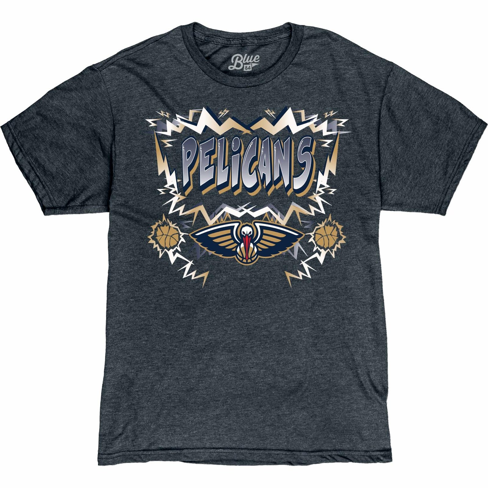 New Orleans Pelicans NBA Officially Licensed Heathered Team Color T-Shirt XXL