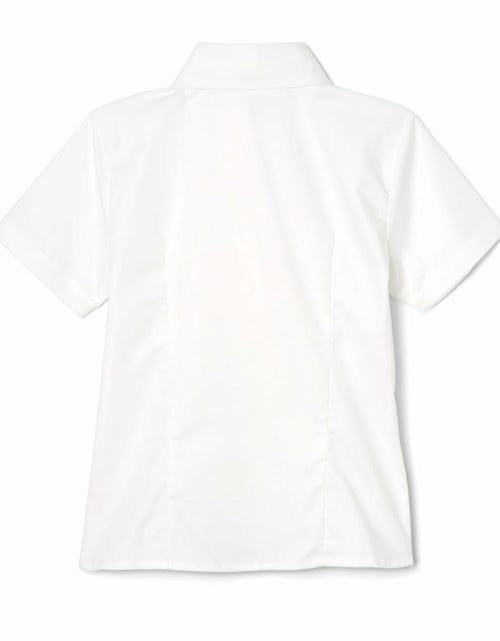 Load image into Gallery viewer, French Toast Girls Short Sleeve Button Down Oxford White Size 4
