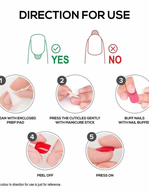 Load image into Gallery viewer, Almond Press On Nails Medium Glossy Flower French Tip Fake Nails 24pcs
