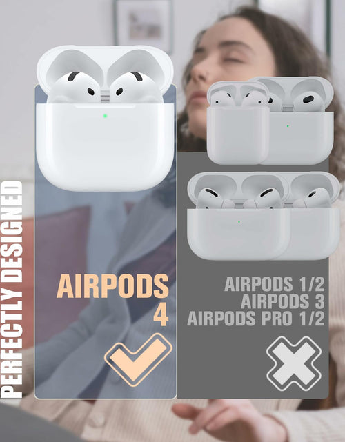 Load image into Gallery viewer, Seltureone AirPods 4 Case Soft Silicone Shockproof Keychain Midnight Blue
