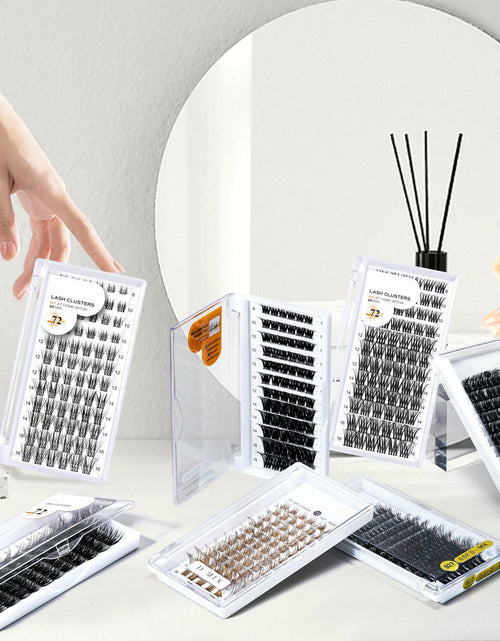 Load image into Gallery viewer, Lash Clusters B03 D Curl 18mm DIY Wispy Volume Eyelash Extensions 72pcs
