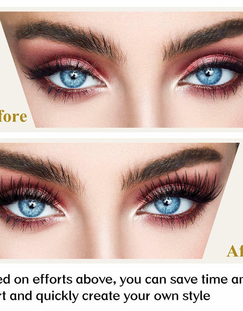 Load image into Gallery viewer, Lash Clusters B03 D Curl 18mm DIY Wispy Volume Eyelash Extensions 72pcs
