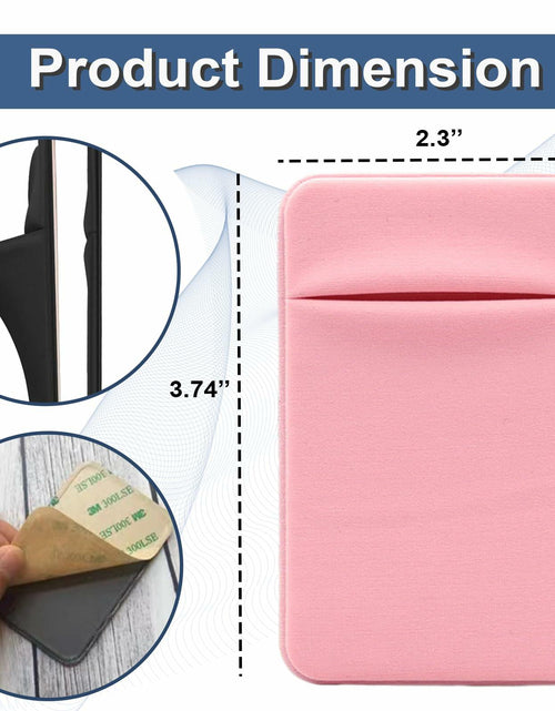 Load image into Gallery viewer, KARENSKEYS 2PCS Key Sleeve Stretchy Keys Organizer Slim Card Holder Pink

