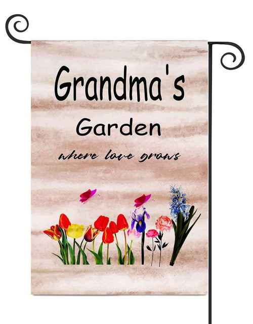 Load image into Gallery viewer, ZQLFDGD FANDEER Grandma's Garden Outdoor Flag 12x18in Double Sided Nylon
