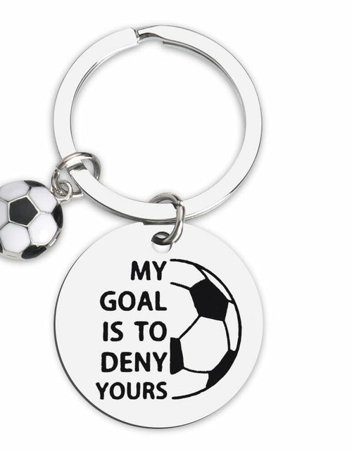 Load image into Gallery viewer, ShiQiao Spl Inspirational Soccer Keychain Unisex Adult Football Gift
