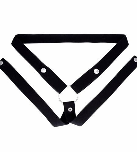 Generic Multi Functional Elastic Exercise Training Belt Black Fitness Device