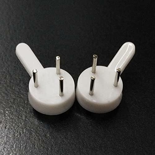 Load image into Gallery viewer, Galepromot 10Pcs White Plastic Non-Marking Wall Hooks for Hanging Home Decor

