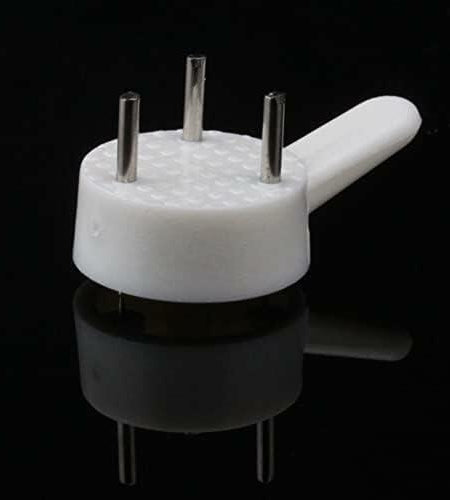 Galepromot 10Pcs White Plastic Non-Marking Wall Hooks for Hanging Home Decor
