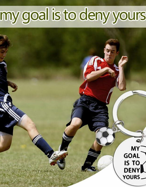 Load image into Gallery viewer, ShiQiao Spl Inspirational Soccer Keychain Unisex Adult Football Gift
