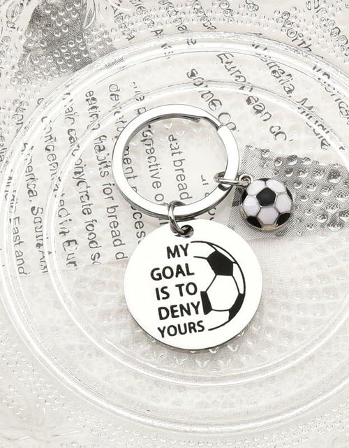 Load image into Gallery viewer, ShiQiao Spl Inspirational Soccer Keychain Unisex Adult Football Gift
