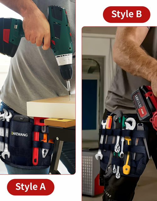 Load image into Gallery viewer, dakewang Tool Holster Pouch with Belt Clip Maintenance Tool Bag for Legs AB
